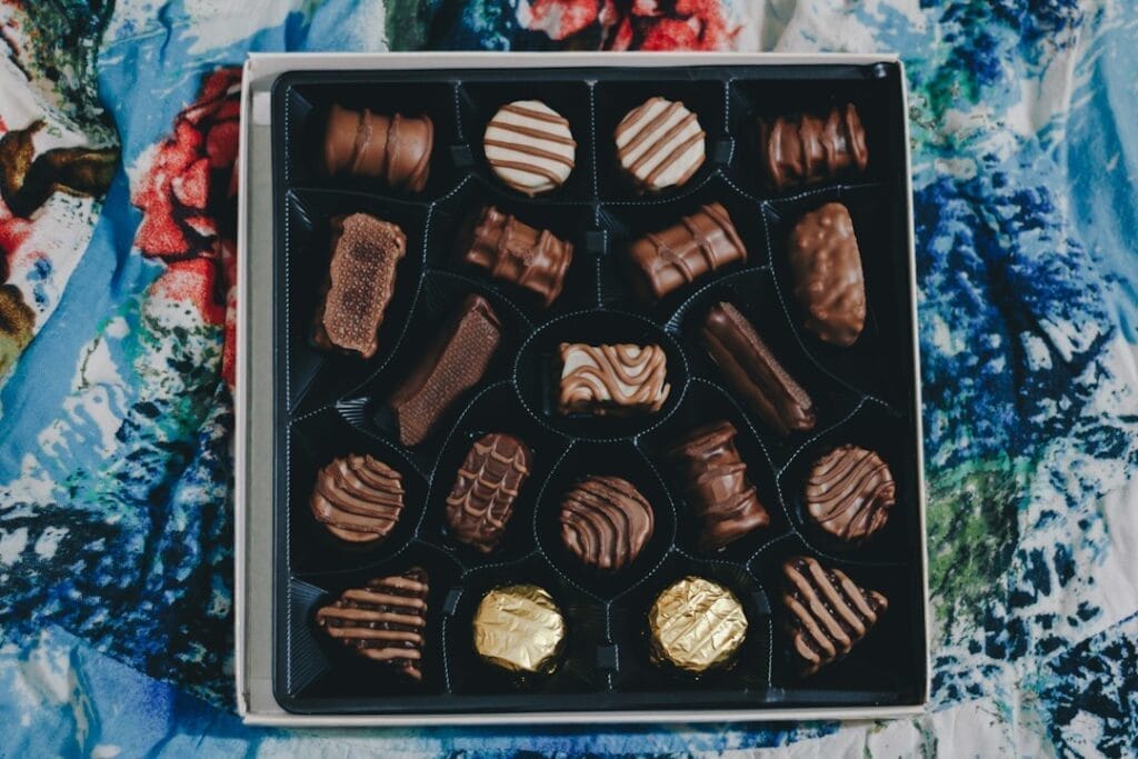 a box of chocolates